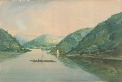 Vista vicino a Fort Montgomery, New York, 1820 da William Guy Wall